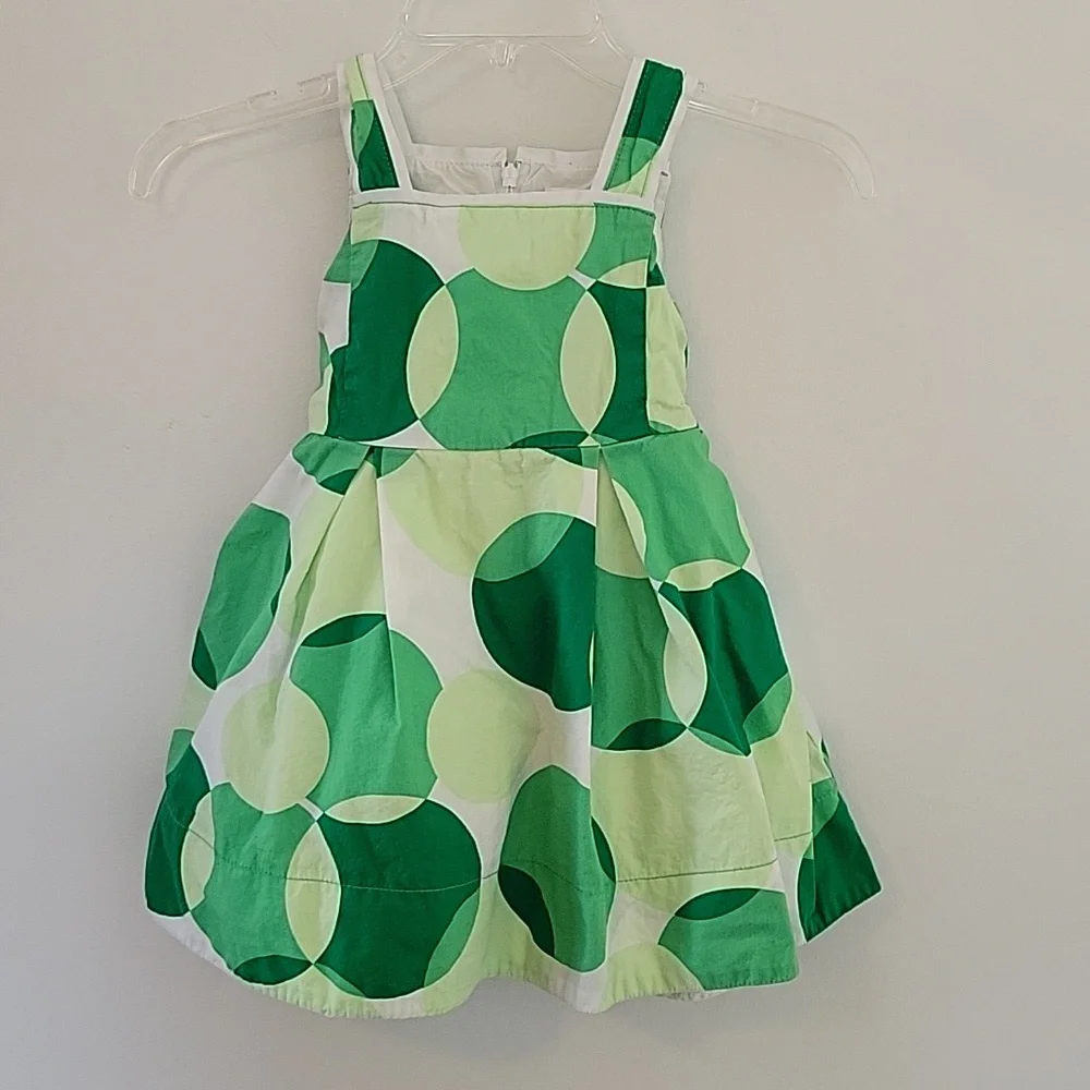 Childern's Place Fit and Flare Dress with Barrettes, Size 3T